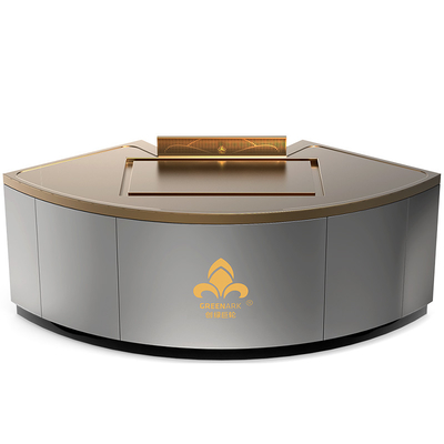 Tavola in rame a forma di ventola Tavola in teppanyaki Tavola può essere personalizzata in dimensioni e metodo di scarico di fumo (secondo le esigenze)hibachi griglia