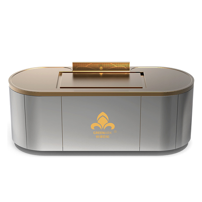 Tavolo Ovale Rame Teppanyaki Tavolo può essere personalizzato in dimensioni e metodo di scarico fumo (secondo le esigenze)hibachi griglia