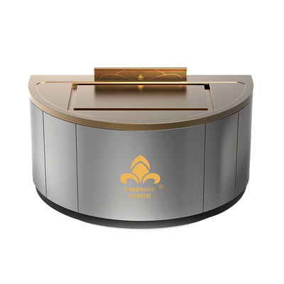 Tavolo di Tepanyaki di rame semicerchio Dimensione personalizzata e metodo di scarico di fumo Hibachi Grill