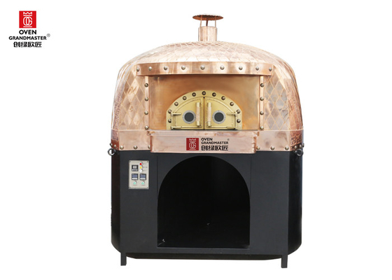 Materiale interno di Stell Italia della pizza della roccia inossidabile di Oven Gas Heating Natural Lava