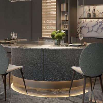 Customized Hibachi Grill Table with 7/8 Seats 600x440mm Heating Area and 2 Years Warranty