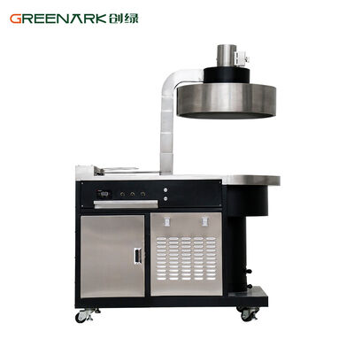 Griglia elettrica a carbone professionale in acciaio inossidabile 304 a doppia modalità da 10Kw per barbecue commerciale