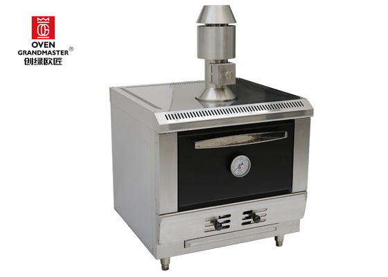 Il barbecue commerciale del ristorante griglia il riscaldamento del carbone con il piccolo camino 800mm