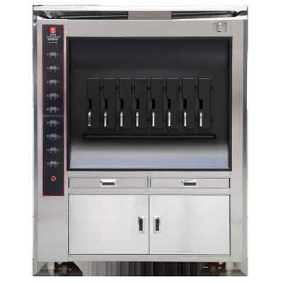 Pesce di riscaldamento elettrico Oven With del pesce 20KW della macchina a un solo strato della griglia 8 spazi