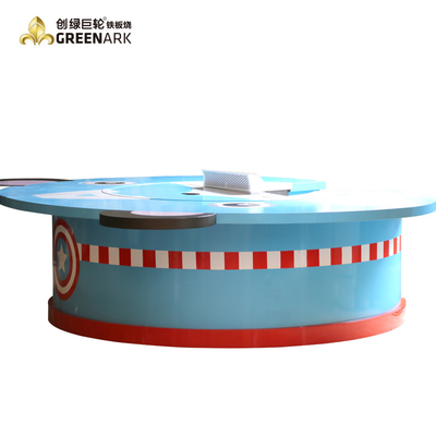 Riscaldamento di induzione della Tabella della griglia di Teppanyaki di rettangolo con il purificatore del vapore