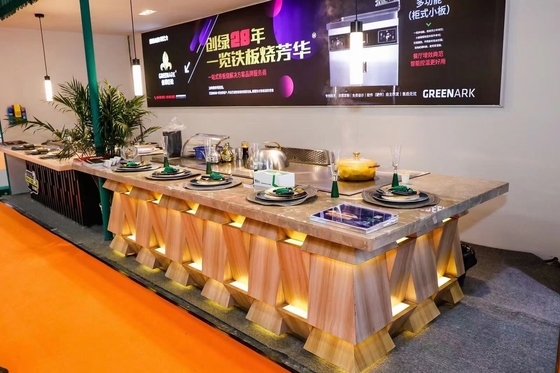 Riscaldamento di induzione della griglia della Tabella di Teppanyaki del barbecue di acciaio inossidabile