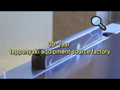 Grill Teppanyaki diretto da fabbrica - 95% di rimozione del grasso e disegni personalizzati