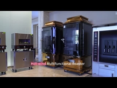 Macchina a vento caldo per arrostire l' anatra Multifunzione Arrostoio con porta di vetro Forno di pulizia automatica